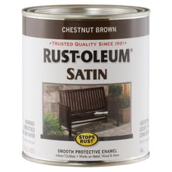 Rust-Oleum Stops Rust Chestnut Brown Protective Paint 1 qt