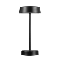 Globe Electric 12 in. Matte Black Table Lamp