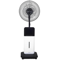 SUNHEAT CoolZone 51 in. H X 18 in. D 9 speed Oscillating Misting Fan