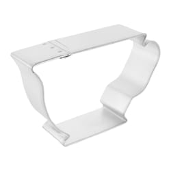 R&M International Corp International Corp 2 in. W X 3 in. L Teacup Cookie Cutter Silver 1 pc