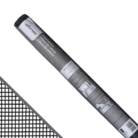 Adfors 36 in. W X 84 in. L Charcoal Fiberglass Insect Screen Cloth Adfors 36 in. W X 84 in. L Charcoal Fiberglass Insect Screen Cloth