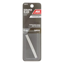 Ace  2-1/2 in. W Tungsten Carbide  Double Edge  Scraper Blade 