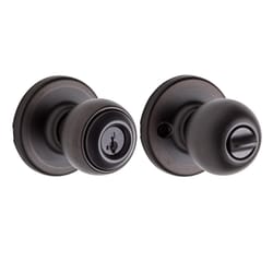 Kwikset Polo Venetian Bronze Entry Lockset 1-3/4 in.