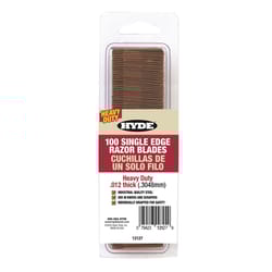 Hyde Steel Single Edge razor Razor Blade 3/4 in. L 100 pc