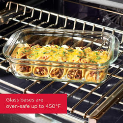 Rubbermaid Brilliance Clear Food Container and Lid 3 pk