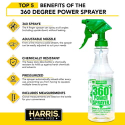 Harris 360 Power 32 oz Mister/Sprayer Spray Bottle