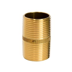 ATC 1 in. MPT X 1 in. D MPT Yellow Brass Nipple 2 in. L