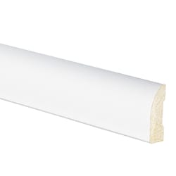 Inteplast Building Products 3/8 in. H X 1-1/4 in. W X 7 ft. L Prefinished Crystal White Polystyrene