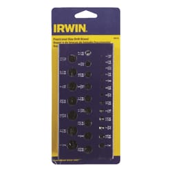 Irwin Steel Drill Bit Stand Straight Shank 1 pc