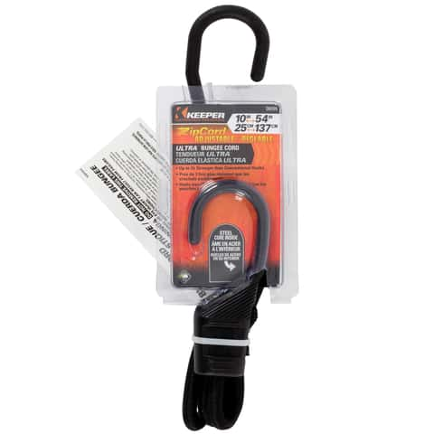 Keeper Black Bungee Cord 36 in. L X 0.315 in. 1 pk - Ace Hardware