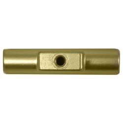 Laurey Cosmo Square Cabinet Knob 7/8 in. D 1 in. Champagne Brass 1 pk