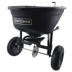 Craftsman 10 ft. W Tow Broadcast Spreader For Fertilizer 110 lb