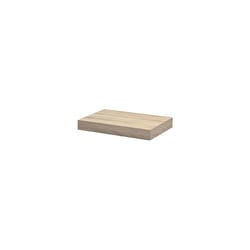 Dolle Big Boy 2 in. H X 17.5 in. W X 9.8 in. D Oak Particle Board Decorative Wall Shelf