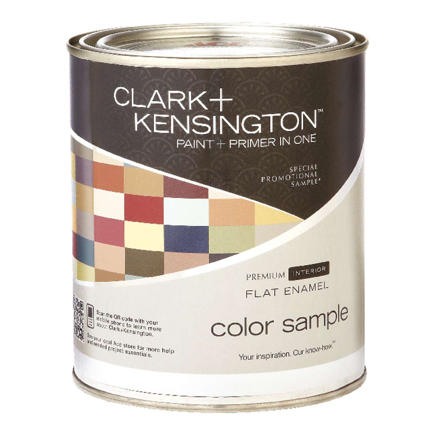 Ace Clark+Kensington Flat Midtone HiHide Base Paint Sample Interior 1