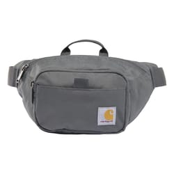 Carhartt Gray Classic Waist Bag 6 in. H X 12 in. W