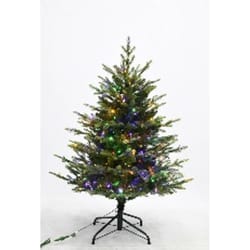 Holiday Bright Lights 5 ft. Full LED 350 ct Emerald Pine Sparkle Color Changing Christmas Tree