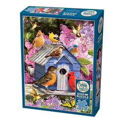 Cobble Hill Spring Birdhouse Jigsaw Puzzle 500 pc