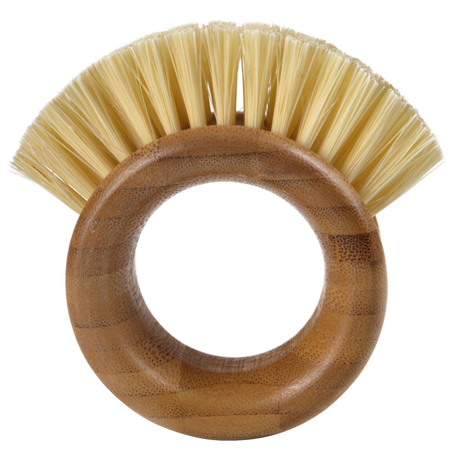Fruit and Vegetable Brush All-Around Wrapping Bristles Ring Shape Cleaning  Brush