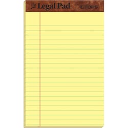 Office Depot 5 in. W X 8 in. L College Ruled Wire Bound Perforated Writing Pads