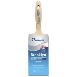 Premier Brooklyn 3 in. Soft Chiseled Paint Brush