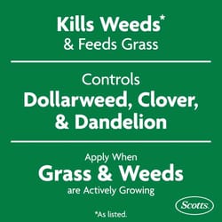 Scotts Turf Builder Bonus S Weed & Feed Southern Lawn Food For Multiple Grass Types 5000 sq ft