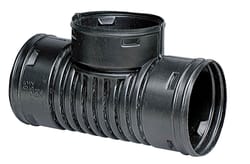 Advanced Drainage Systems 6 in. Snap X 6 in. D Snap Polyethylene 12 in. Tee 1 pk