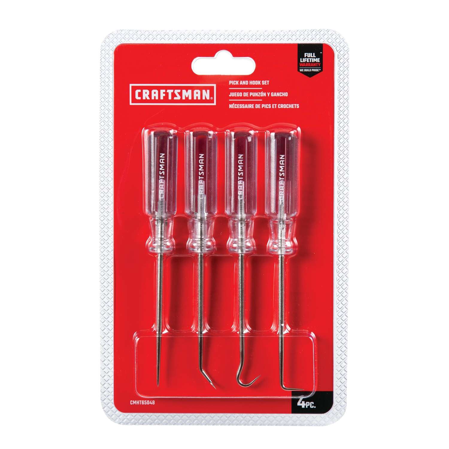 Craftsman Hook and Pick Set 4 pc