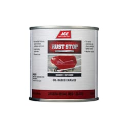Ace Rust Stop Indoor/Outdoor Gloss Regal Red Oil-Based Enamel Rust Preventative Paint 1/2 pt