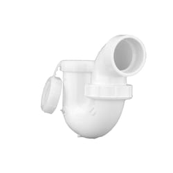 Charlotte Pipe Schedule 40 1-1/2 in. Hub X 1-1/2 in. D Slip PVC P-Trap with Union 1 pk