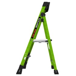 Little Giant 4 ft. H Fiberglass Step Ladder Type IAA 375 lb. capacity