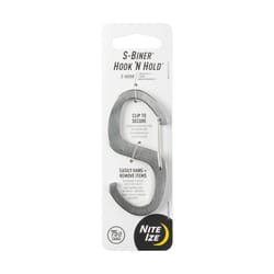 Nite Ize S-Binder Silver Stainless Steel S-Hook 1 pk