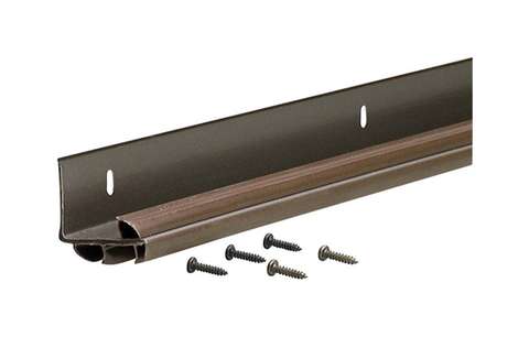 M-D Brown Vinyl Weatherstrip For Doors 36 in. L X 1-5/8 in. Mfr# 82578 ...