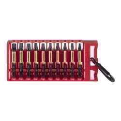Norske Torx 2 in. L Bit Clip S2 Tool Steel 10 pc