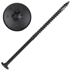 Screw Products NOVA #16 in. X 6 in. L Star Black Steel Lag Screw 50 pk