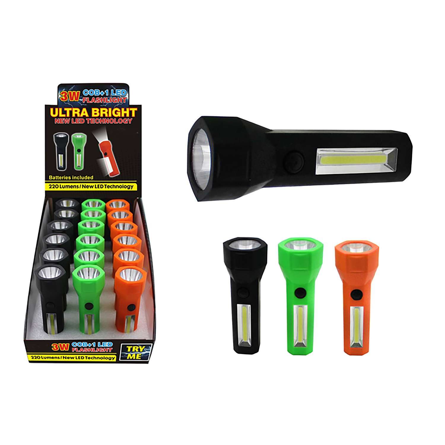 Diamond Visions 220 lm Assorted LED Flashlight Ace Hardware