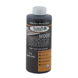 Saman Semi-Transparent Dark Oak Water-Based Wood Stain 12 oz