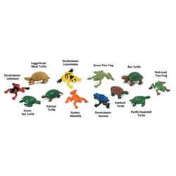 Safari Ltd. Toobs Frogs & Turtles Toys 12 pc