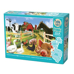 Cobble Hill Welcome to the Farm Jigsaw Puzzle Cardboard 350 pc