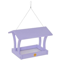 Birds Choice 4 lb Plastic Fly-Thru Hanging Tray Bird Feeder
