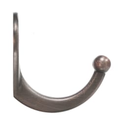Ace 1-9/16 in. L Oil Rubbed Bronze Bronze Metal Small Garment Hook 2 pk