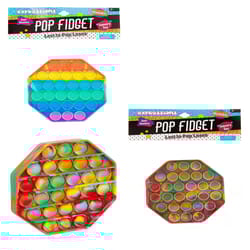 Expressions Octogon Pop Fidget Toy Rainbow