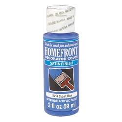 Homefront Satin Cobalt Blue Hobby Paint 2 oz