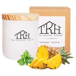 The Rustic House White Cilantro/Pineapple Scent Candle 8 oz
