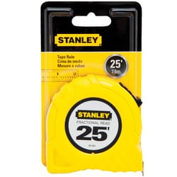 Stanley 25 ft. L X 1 in. W Compact Tape Measure 1 pk