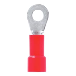 Jandorf 22-18 Ga. Insulated Wire Terminal Ring Red 5 pk