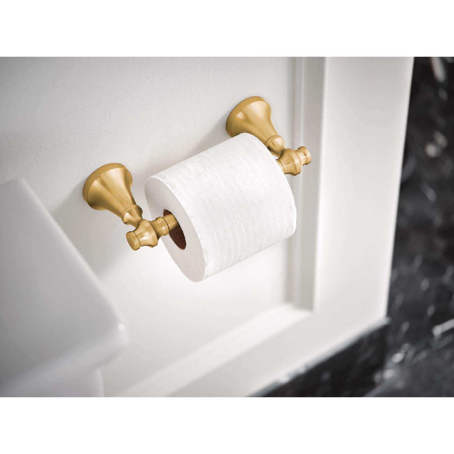 Freestanding Toilet Tissue Holder With Storage Brushed Nickel - Nu Steel :  Target