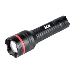 Ace 270 lm Black/Red LED Flashlight AAA Battery