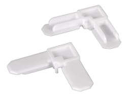 Prime-Line White Plastic 5/16 in. W X 3/4 in. L Screen Frame Corner 1 pk