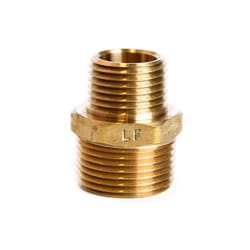 ATC 3/4 in. MPT 1/2 in. D MPT Brass Reducing Hex Nipple