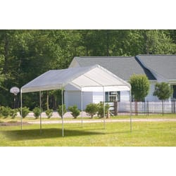 ShelterLogic Max AP Polyethylene Peak Gazebo Canopy 9.5 ft. H X 10 ft. W X 20 ft. L